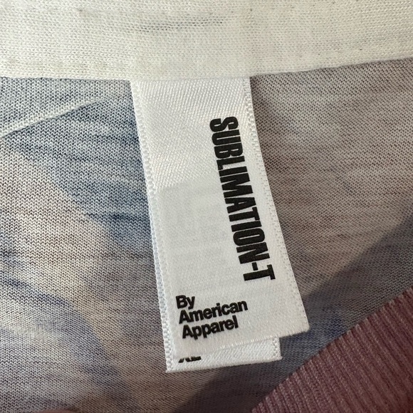 American Apparel Sublimation-T size XL Graphic Top, short sleeve, vibrant - Picture 3 of 5
